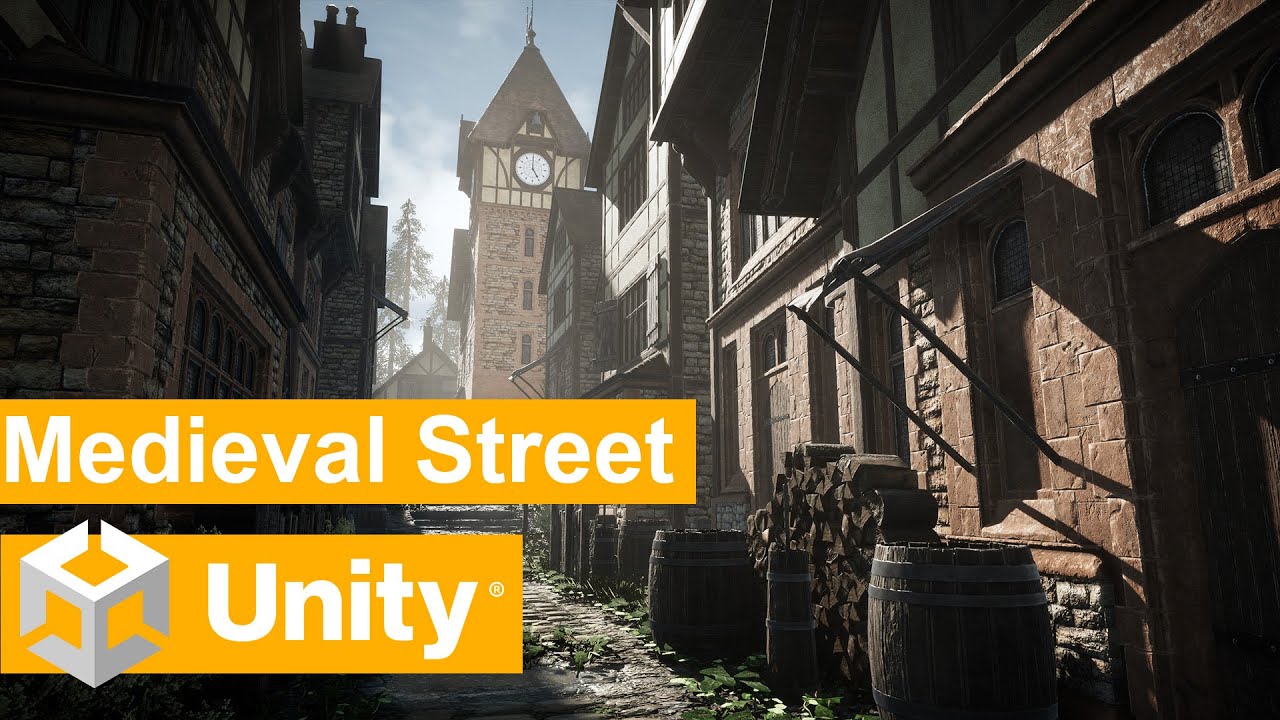 Midival Unity Medieval Street Environment in Unity - YouTube