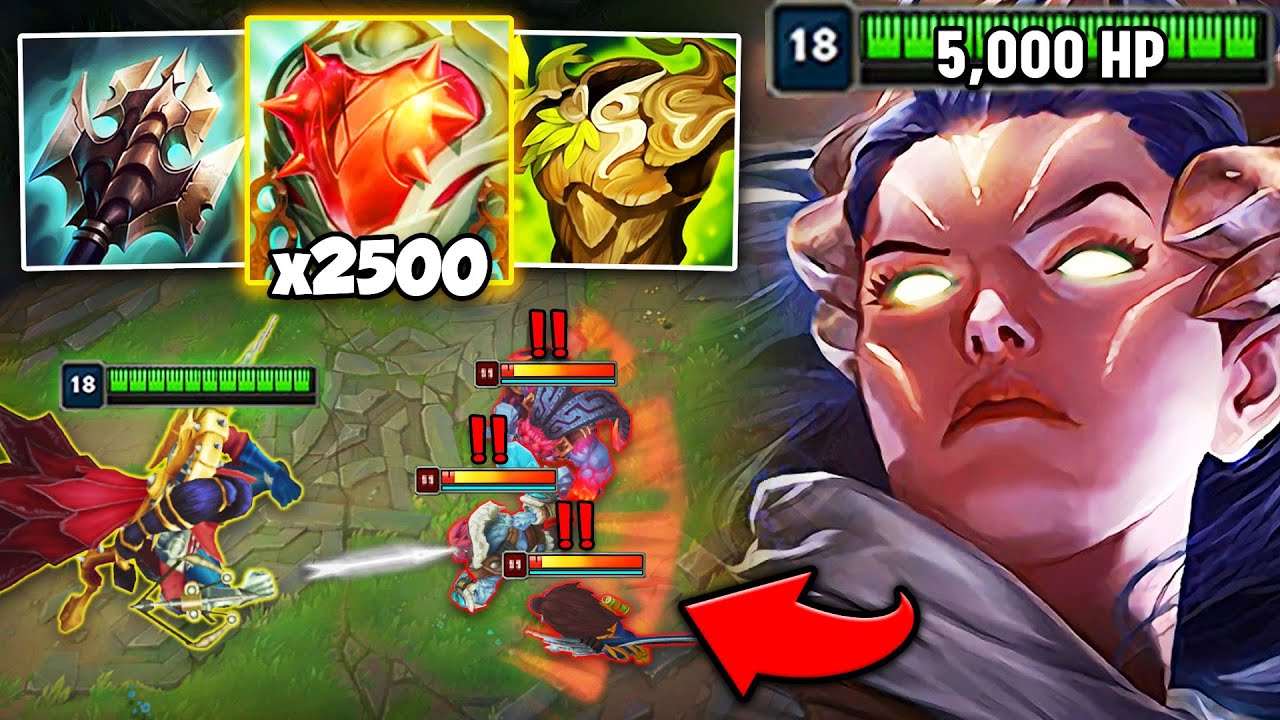 Vayne but I stack tank items and become a literal Raid Boss (OVER 5000 ...
