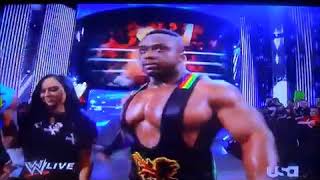 Big E Accidentally Hits AJ Lee Profile