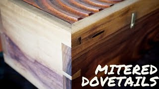 Dovetail Jewelry Box with Mitered Corners | Dovetail Box | Miter Dovetail