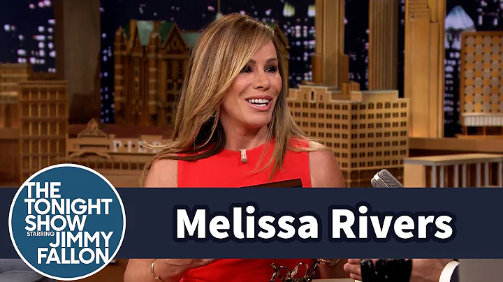 Melissa Rivers Gives Jimmy a Joan Rivers Joke Card