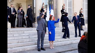 Întrevedere cu Președintele Franței, Emmanuel Macron, la Palatul Elysée