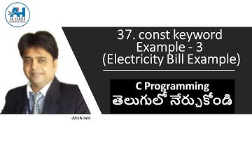 37. Escape Sequence Character in C Programming with Examples | C Programming in Telugu