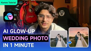 How to Create Dreamy Wedding Portraits with AI | Kumoo AI Retouch Tutorial screenshot 5