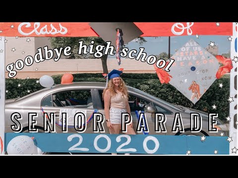 goodbye high school // senior parade, decorating my cap+getting adopted!