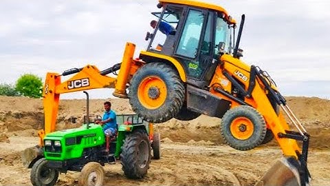 JCB 3DX Pipeline Digging and Installation," "Heavy Duty Pipeline Construction with JCB Backhoe,"