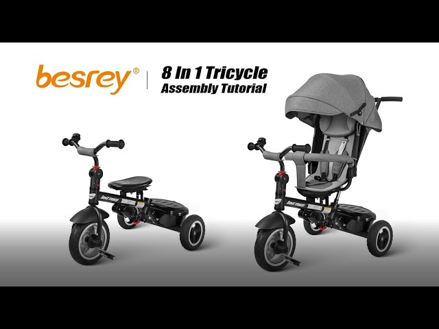 Poussette 7 en 1 Besrey Tricycle Vélo avis test 