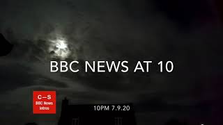 BBC News at Ten intro - countdown 85 seconds - 10pm 7.9.20