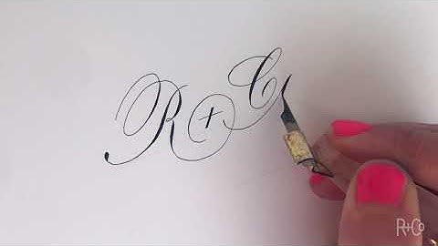 Copperplate Calligraphy: Foundational Stroke Tutorial with Sarah Richardson
