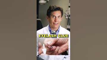 Avoid this toxic ingredient in eyelash glue ❌☠️ #eyedoctor #eyelashes #eyelashextensions