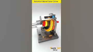Nutation Bevel Gear Drive #cad #solidworks #engineering #mechanical #mechanism #fusion360  #3d
