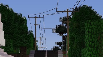 POWER LINES IN MINECRAFT 5 (World Showcase)