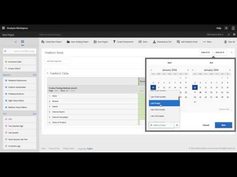 Using Date Ranges & Calendar in Analysis Workspace | Adobe Analytics