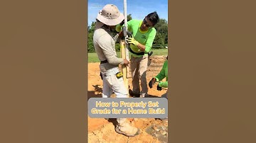 How to Set the Grade for a House Pad | Foundation Prep Step-by-Step #HomeBuilding #ConstructionTips