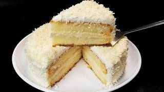 Dieser berühmte cremige Kuchen ist viral gegangen! Locker, saftig und himmlisch lecker