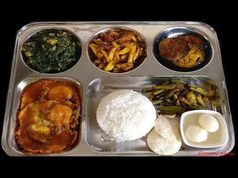 indian-simple-lunch-thali-recipes-|odia-style-quick-lunch-menu-|thali-recipes-by-sasmita's-kitchen