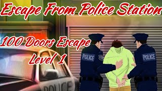 Escape From Police Station | 100 Doors Escape Game | Level 1 | Gamer Zone screenshot 4