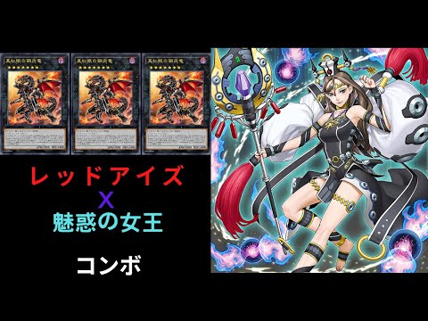 真紅眼x魅惑女王Combo初探（Red-Eyes x Allure Queen Combo test
