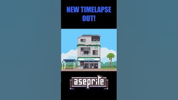 New timelapse video #pixelart #lofi #ファミマ #コンビニ #ドット絵