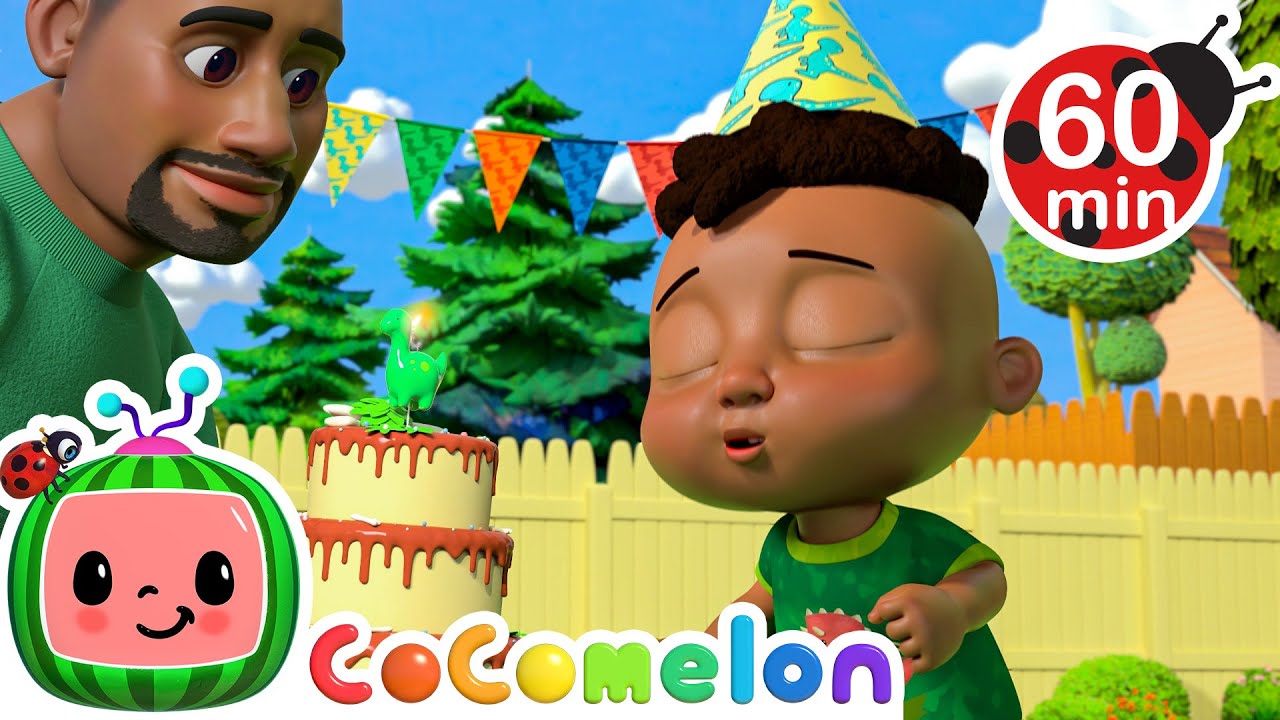 Dino Birthday Party 🦖 CoComelon - It's Cody Time | Nursery Rhymes ...