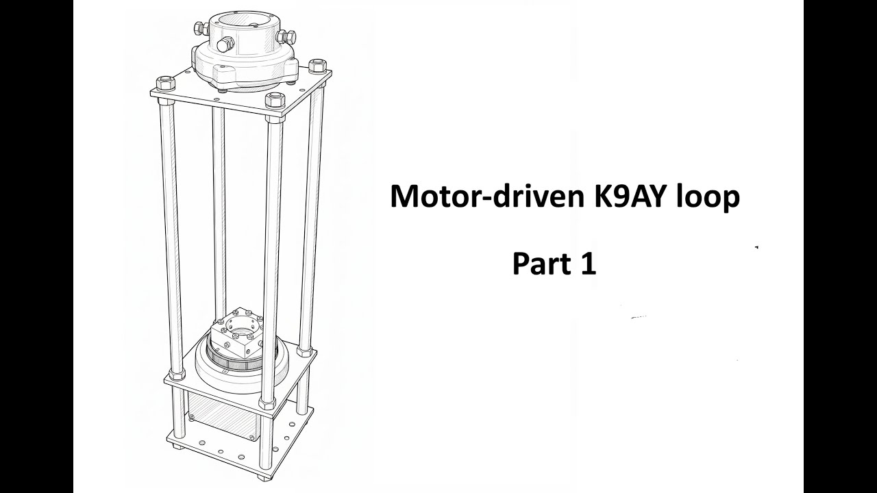 Rotator Loop Antenna rotator, Motor-driven K9AY loop - part 1 - YouTube