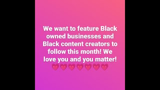 Follow these Black Users and Support these Black Owned Businesses