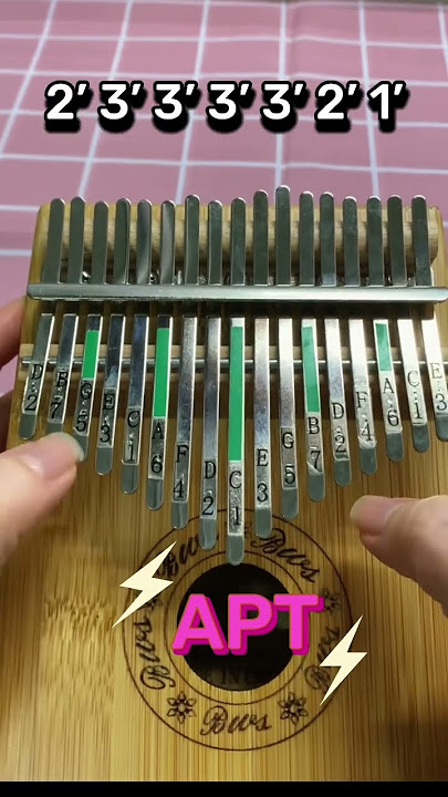 【Easy Kalimba Tabs】 Super easy APT kalimba tutorial: GAME START!