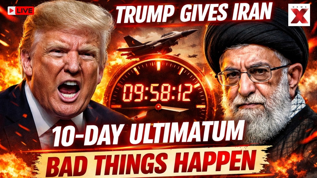 Trump Warns Iran LIVE | Trump Stuns Tehran With 10-Day Nuclear Deal Warning