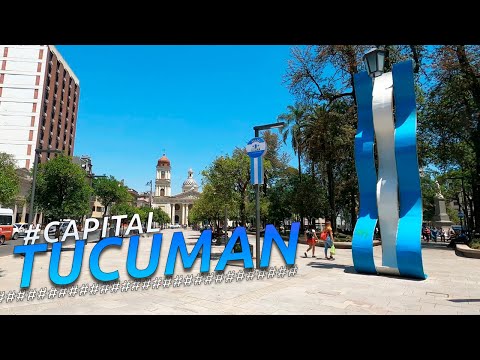 Recorriendo TUCUMAN CAPITAL I JARDIN DE LA REPUBLICA I ARGENTINA I 4K Walking Tour VLOG