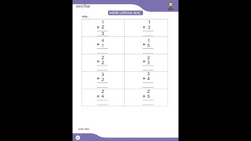 Class 1 Maths Worksheet 5 part 2