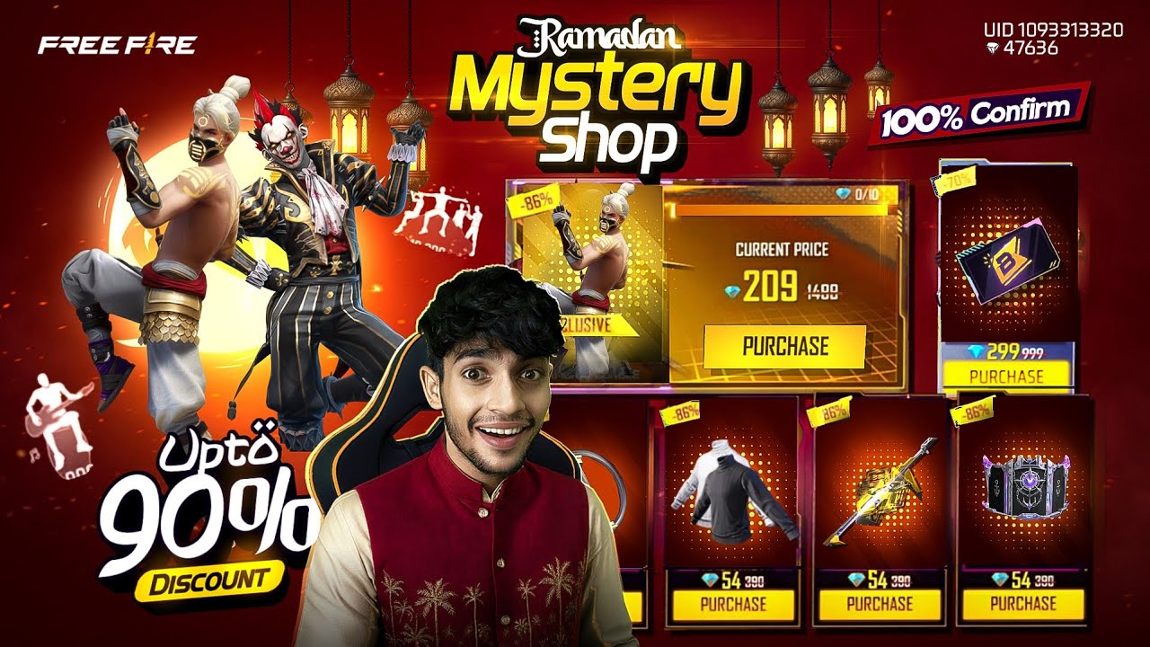 MYSTERY SHOP CONFIRM DATE ✅️ Free Fire Max