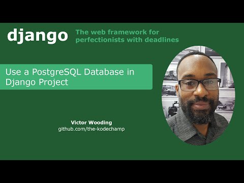 Use a PostgreSQL Database in Django Project