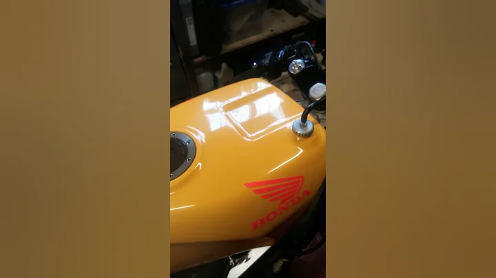 Honda VFR 400 NC30 Frist run after carbs cleaned