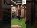 HANGING KNEE TUCKS WITH KICKOUT #hangingkneetuckswithkickout#coreexercise#core#k2boxhangingkneetucks
