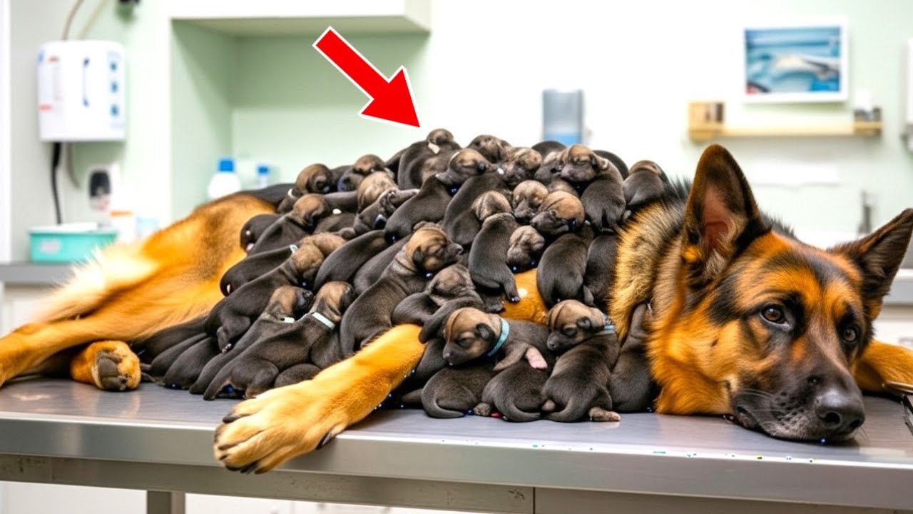 Dog Gives Birth To 15 Puppies—Then The Vet Realizes They’re NOT Dogs At ...