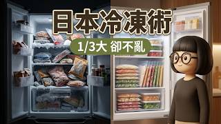為什麼日本人的冷凍庫只有1/3大，卻從不塞亂？12個治癒精神內疚的日式收納儀式 ❄️