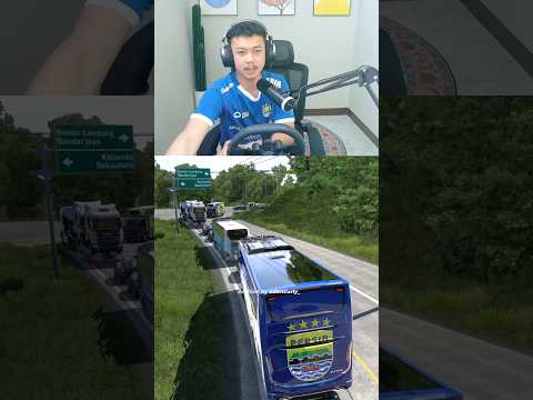 PERJALANAN YANG CUKUP ALOT DARI BAKAUHENI MENUJU LAMPUNG BERSAMA BUS PERSIB BANDUNG #game