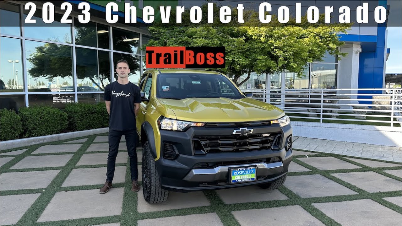 The NEW 2023 Chevrolet Colorado TrailBoss CrewCab