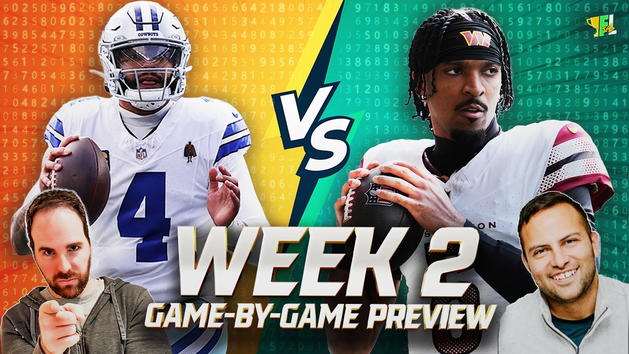 We Broke Down All 16 Week 2 Games So You Can Set Your Lineup