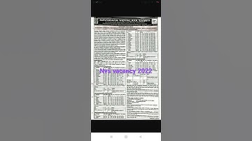 Nvs vacancy 2022#tgt #pgt#prt#etc