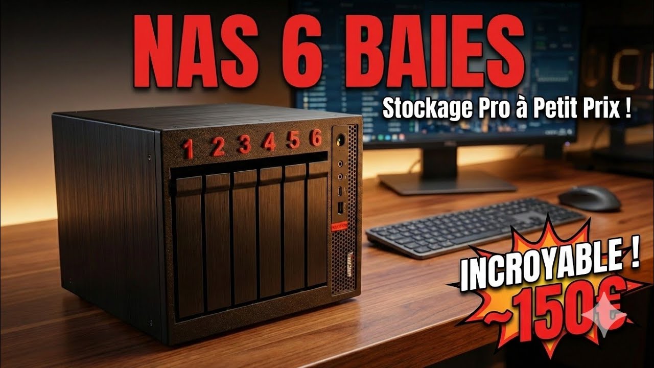 Un Mini PC en NAS  6 baies pour 150€
