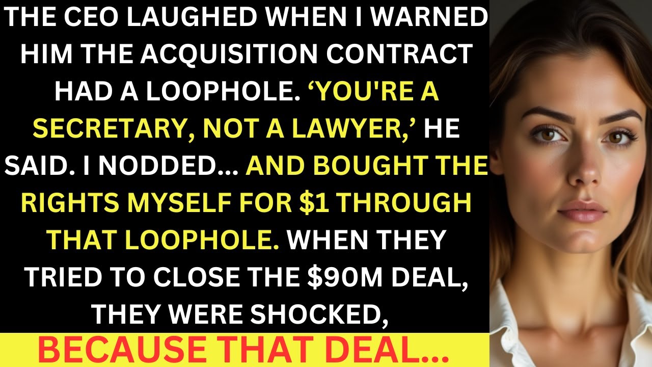 The CEO Called Me 'Just A Secretary' When I Tried To Warn Him For A BIG Mistake, My Revenge Was...