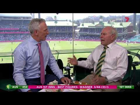 Former Australian PM and self professed cricket tragic Mr John Howard on "Lunch with Flem"