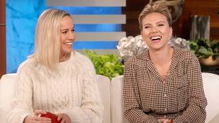 Scarlett Johansson and Brie Larson on First Kisses and Fan Tattoos