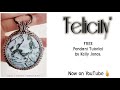 Wire wrap pendant tutorial 'Felicity' by Kelly Jones.