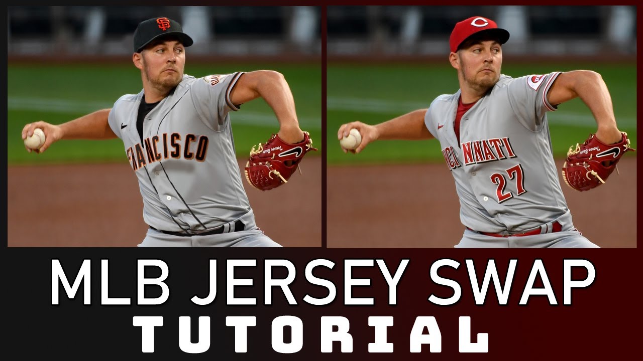How to Create Baseball Uniforms in Photoshop Tutorial 