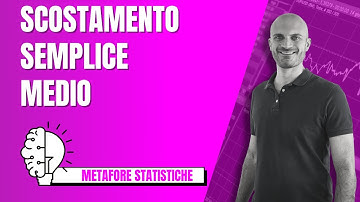 Lo SCOSTAMENTO SEMPLICE MEDIO spiegata in modo semplice con una metafora!