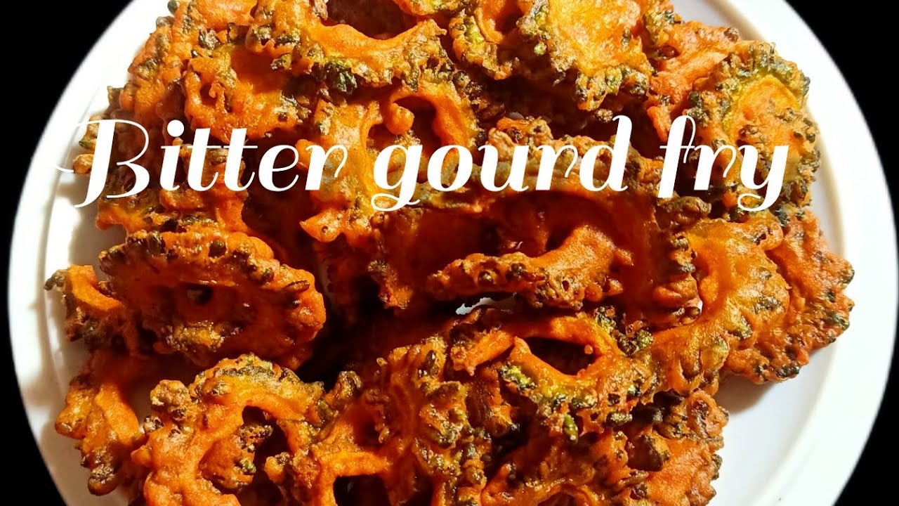 Bitter gourd fry recipe💥 Pavakkai pakoda Tasty Rings YouTube