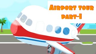 Cocomelon Toons Airport Tour Part 1 Animation For Kids