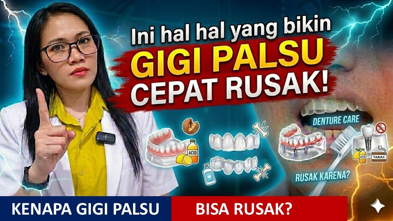 Ini hal hal yang bikin gigi palsu cepat rusak | Dokter Gigi Channel